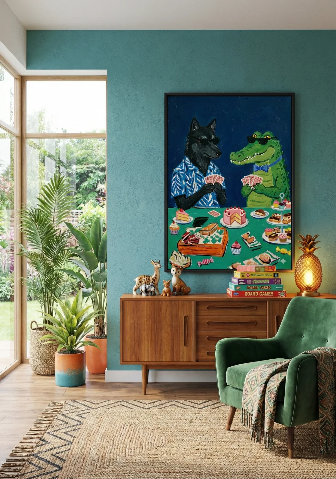 Sweet Stakes: Wolf & Alligator Poker Night